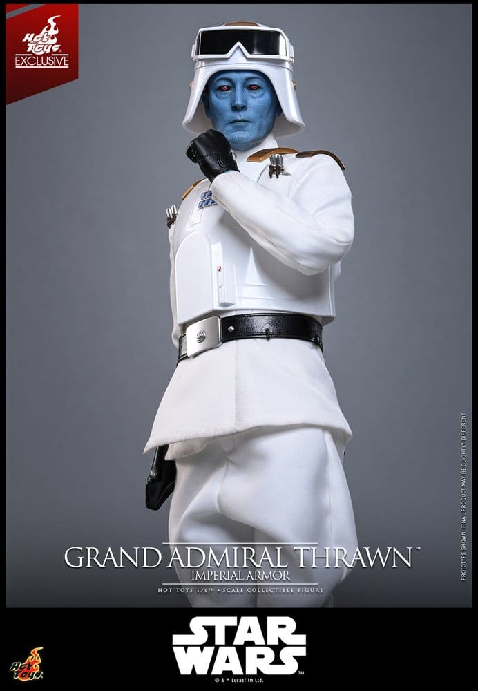 Star Wars: Rebels Television Masterpiece Action Figure 1/6 Grand Admiral Thrawn (Imperial Armor) Hot Toys Exclusive 32 cm - MangaShop.ro