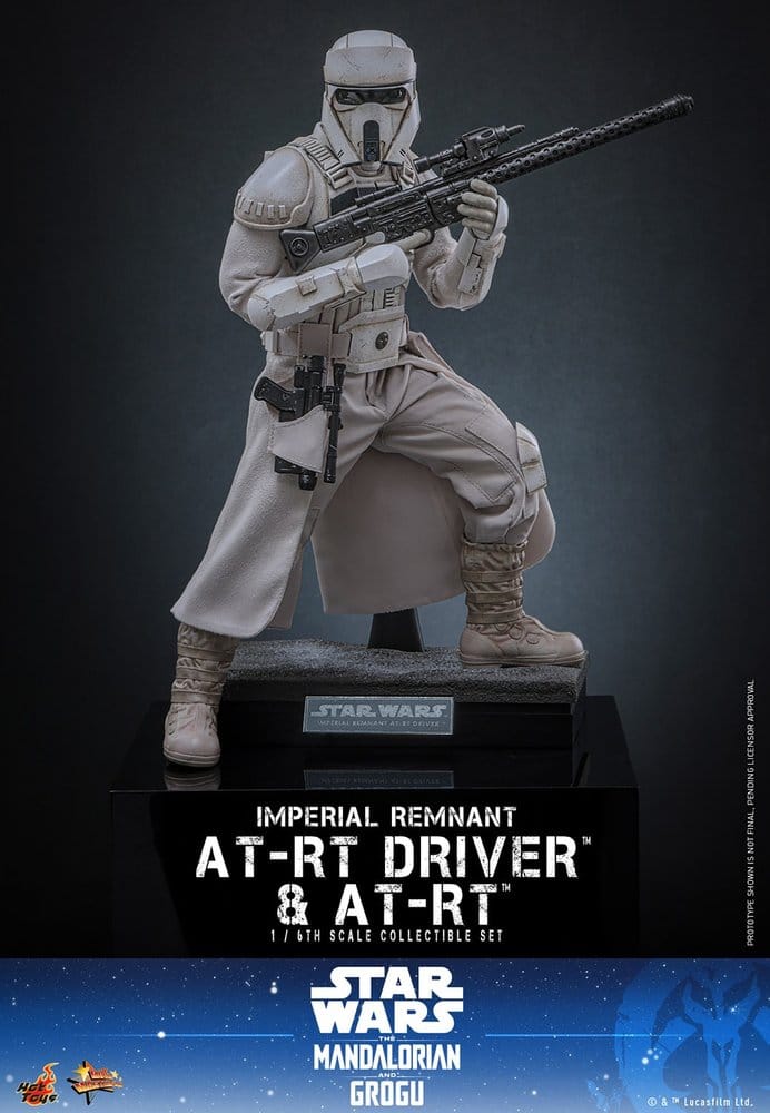 Star Wars: The Mandalorian & Grogu Movie Masterpiece Action Figure 1/6 Imperial Remnant AT-RT Driver 30 cm - MangaShop.ro