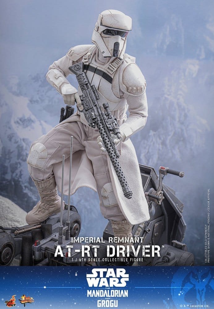 Star Wars: The Mandalorian & Grogu Movie Masterpiece Action Figure 1/6 Imperial Remnant AT-RT Driver 30 cm - MangaShop.ro
