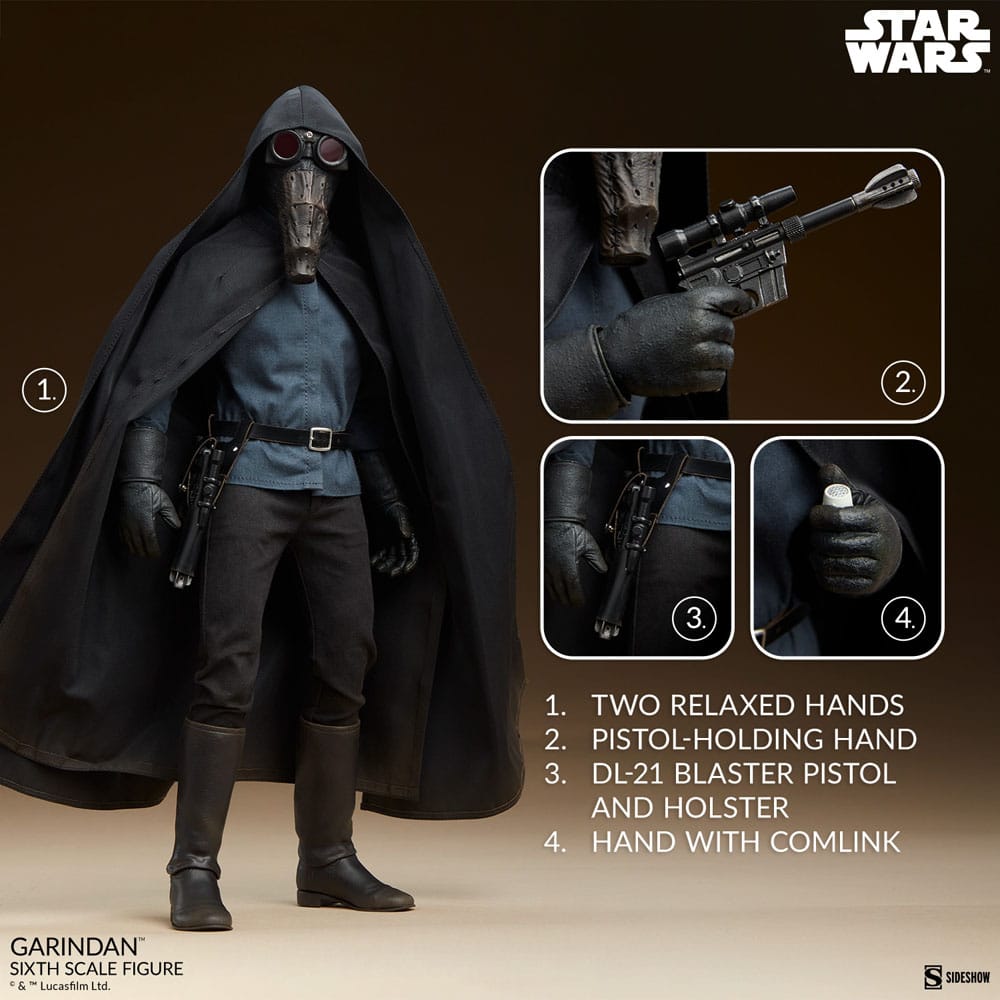 Star Wars Episode IV Scum & Villainy Action Figure 1/6 Garindan 30 cm - MangaShop.ro