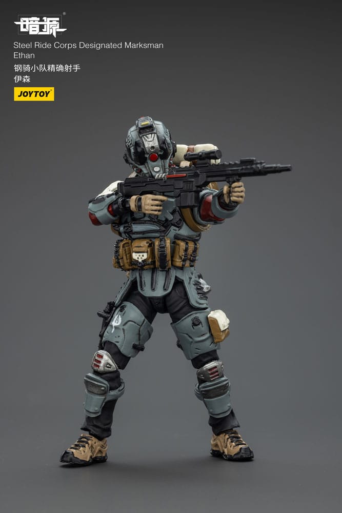 Steel Ride Corps Dark Source Action Figur Designated Marksman Ethan 7 cm - MangaShop.ro
