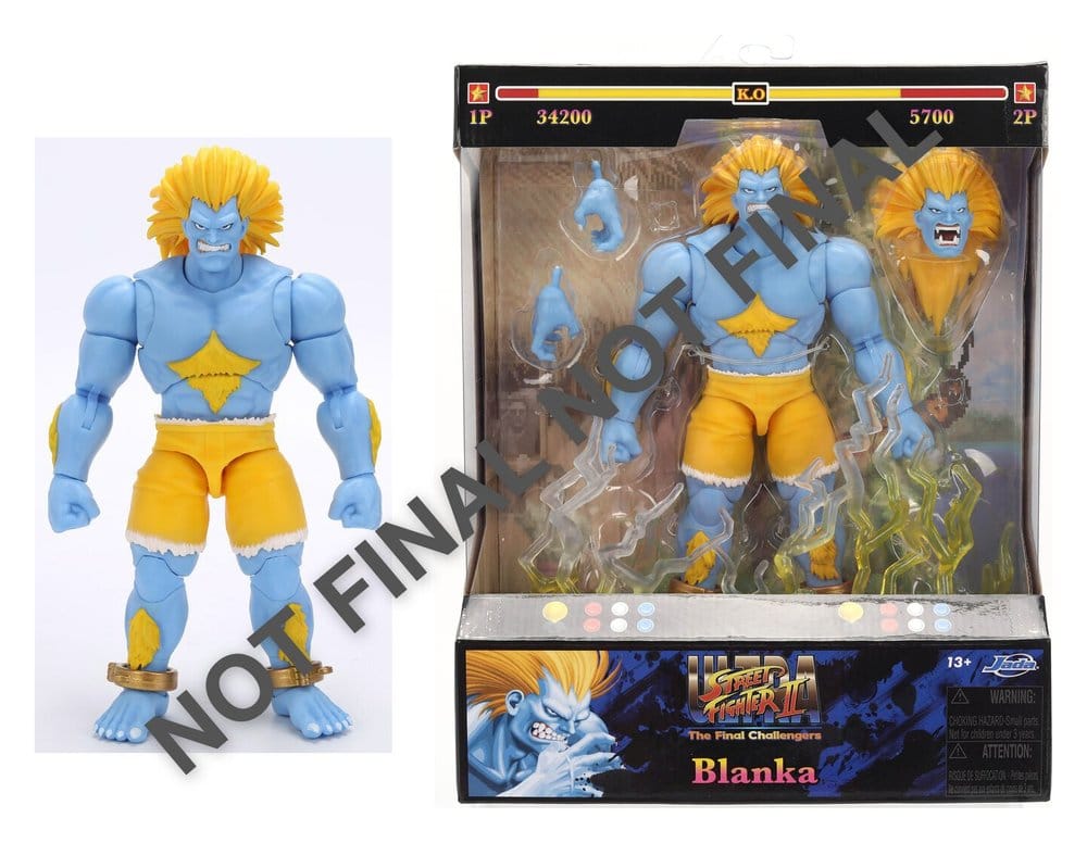 Street Fighter II Action Figure Blanka P2 19 cm - MangaShop.ro