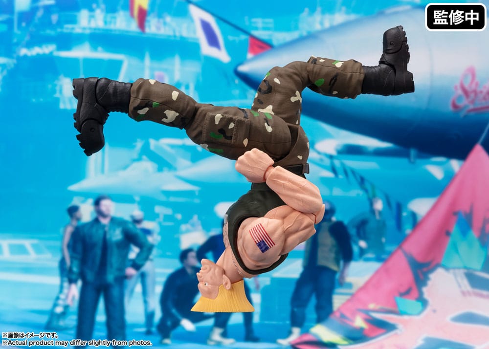 Street Fighter S.H. Figuarts Action Figure Guile -Outfit 2- 16 cm - MangaShop.ro