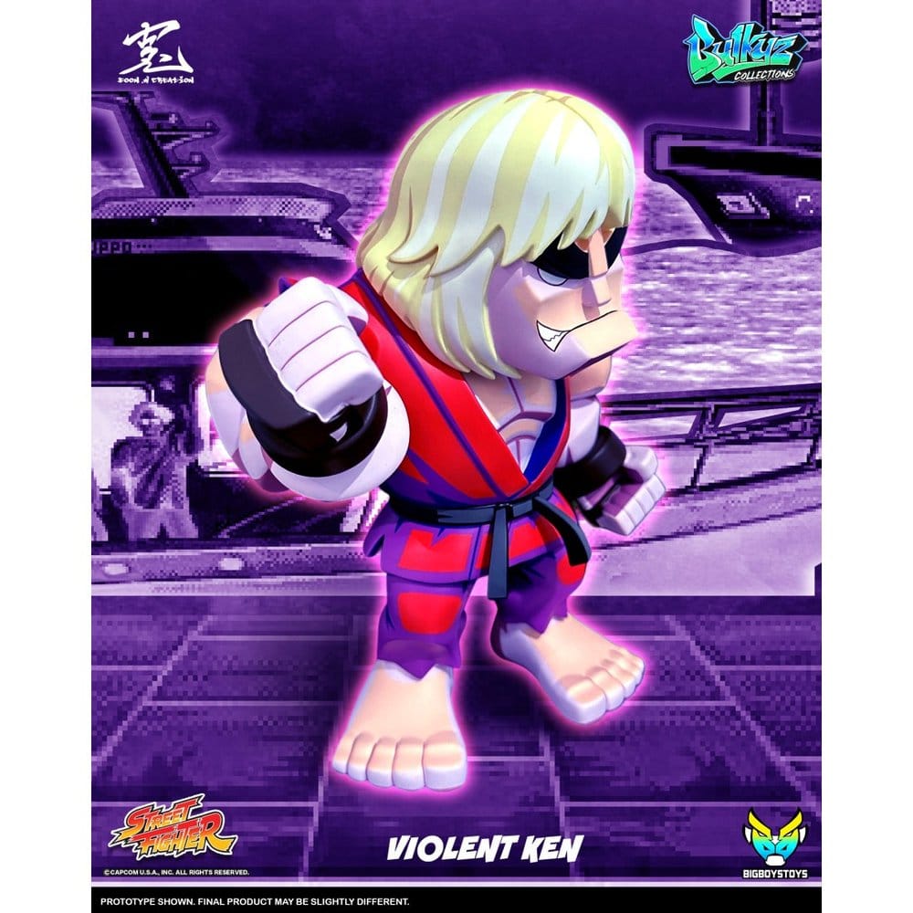 Street Fighter Bulkyz Vinyl Figure Violent Ken 30 cm - MangaShop.ro