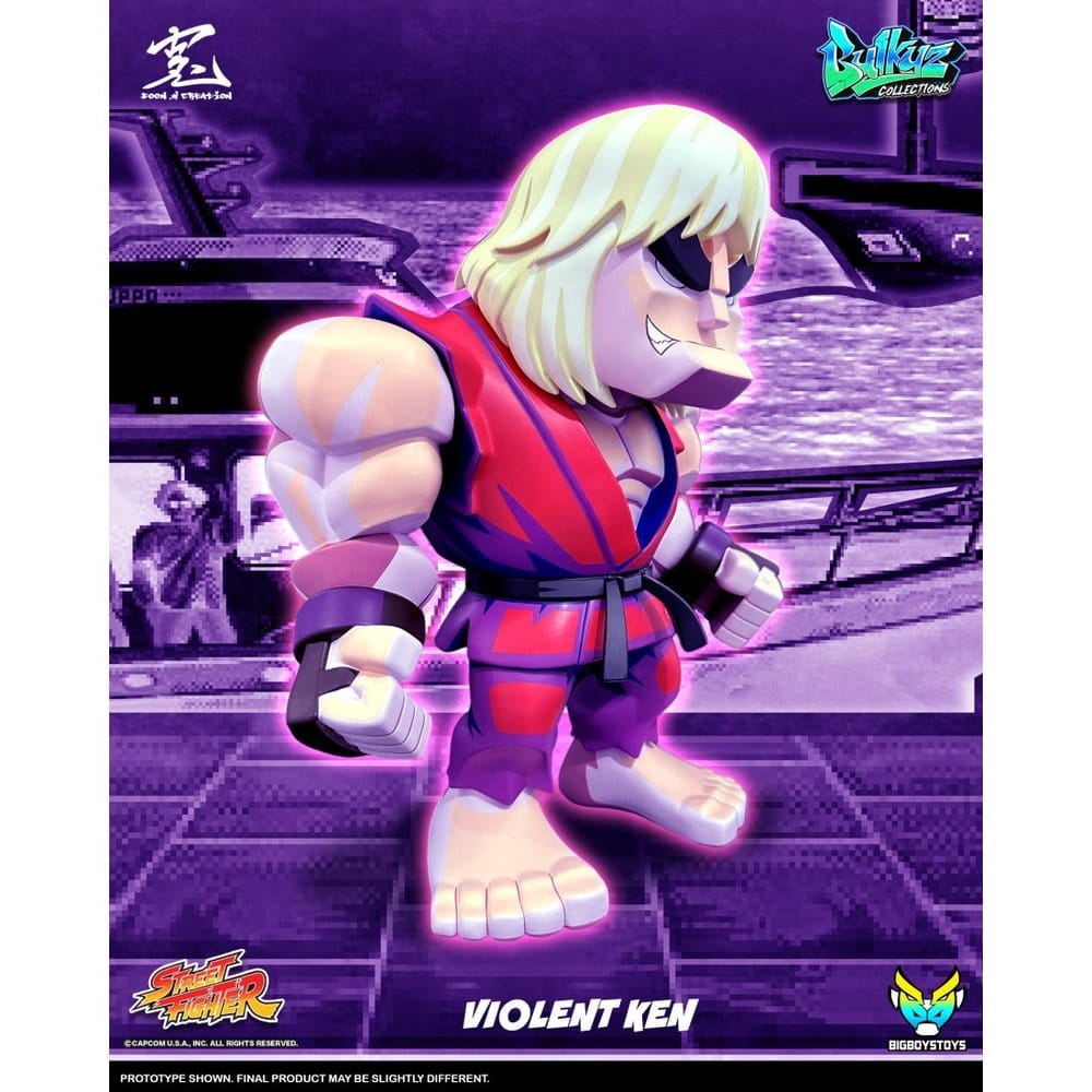 Street Fighter Bulkyz Vinyl Figure Violent Ken 30 cm - MangaShop.ro