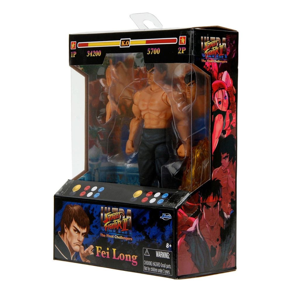 Ultra Street Fighter II: The Final Challengers Action Figure 1/12 Fei-Long 15 cm - MangaShop.ro