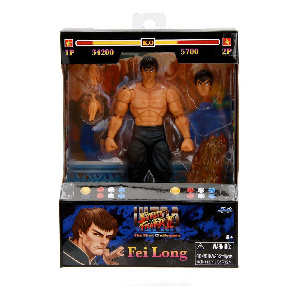 Ultra Street Fighter II: The Final Challengers Action Figure 1/12 Fei-Long 15 cm - MangaShop.ro