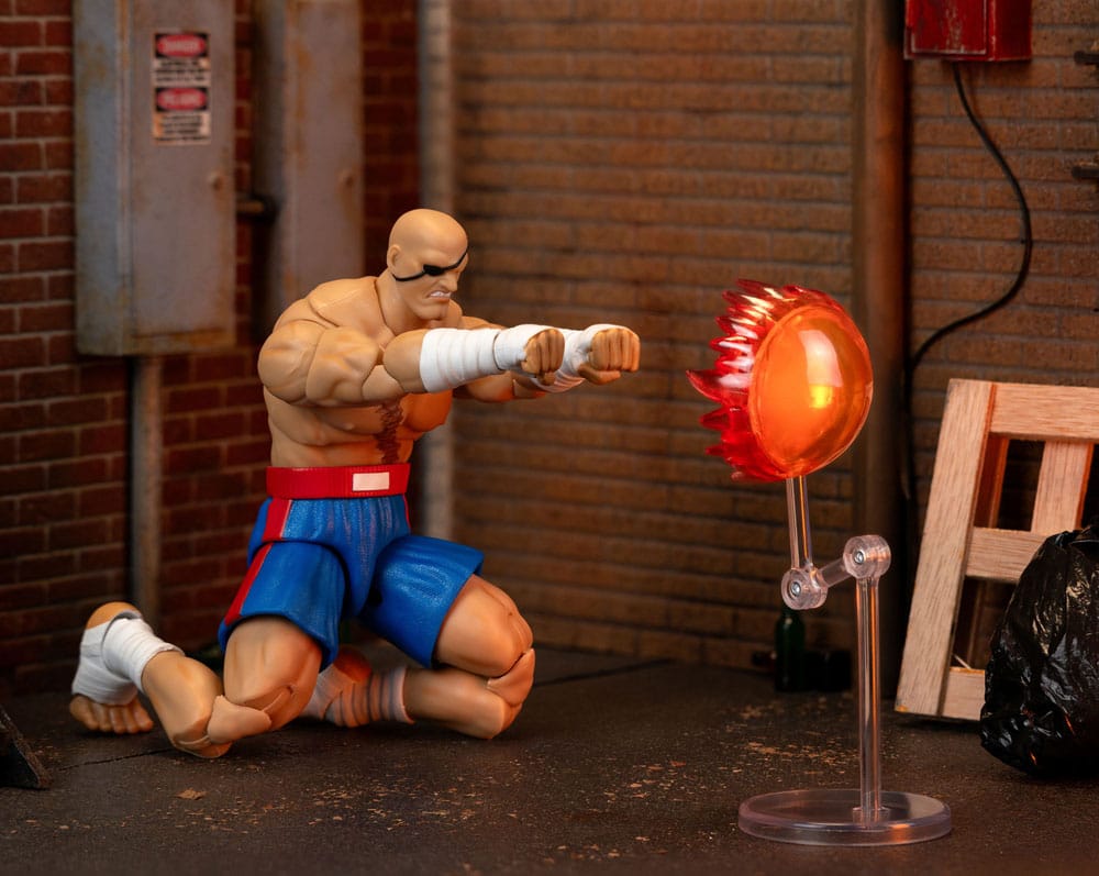Ultra Street Fighter II: The Final Challengers Action Figure 1/12 Sagat 19 cm - MangaShop.ro