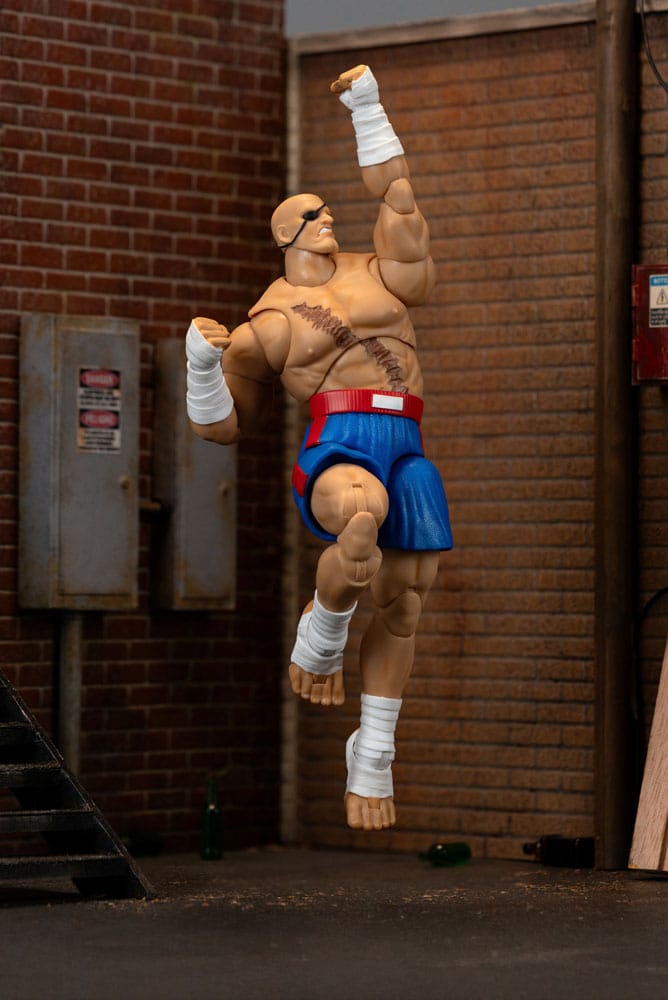 Ultra Street Fighter II: The Final Challengers Action Figure 1/12 Sagat 19 cm - MangaShop.ro