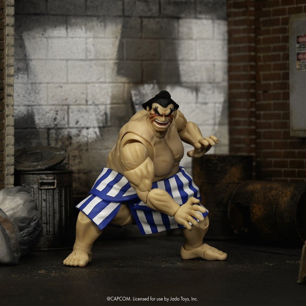 Ultra Street Fighter II: The Final Challengers Action Figure 1/12 E. Honda 16 cm - MangaShop.ro