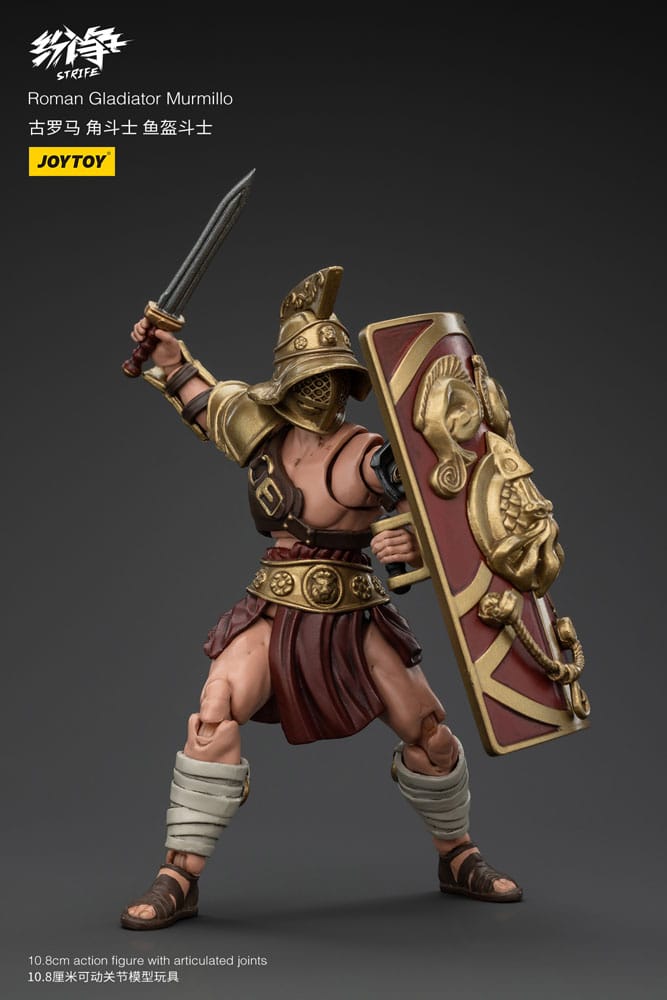 Strife Action Figure 1/18 Roman Gladiator Murmillo 11 cm - MangaShop.ro