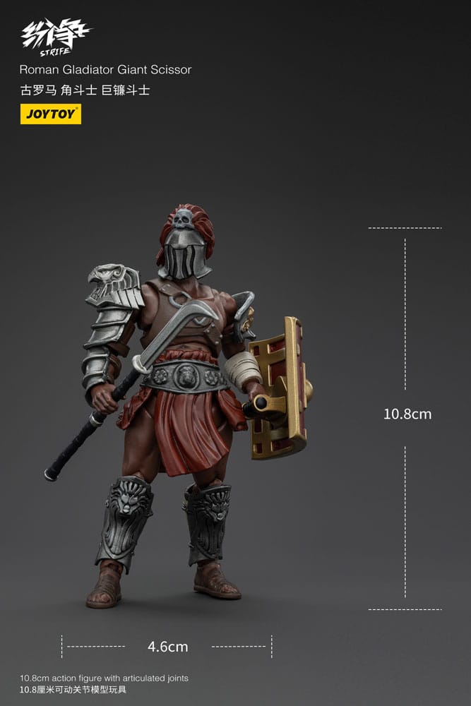 Strife Action Figure 1/18 Roman Gladiator Giant Scissor 11 cm - MangaShop.ro