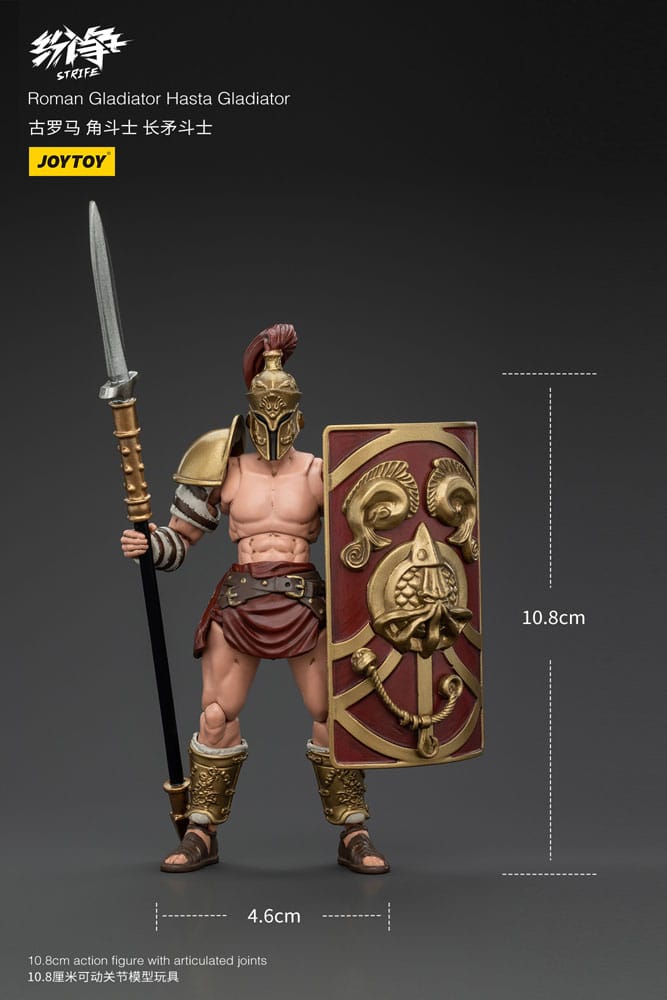 Strife Action Figure 1/18 Roman Gladiator Hasta Gladiator 11 cm - MangaShop.ro