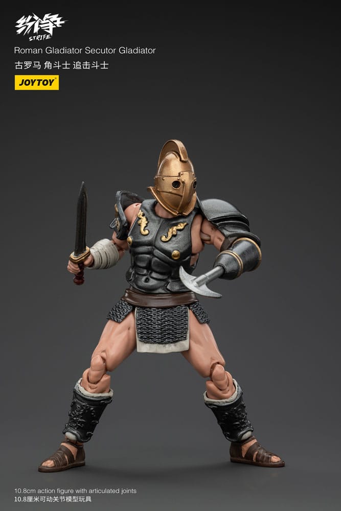 Strife Action Figure 1/18 Roman Gladiator Secutor Gladiator 11 cm - MangaShop.ro
