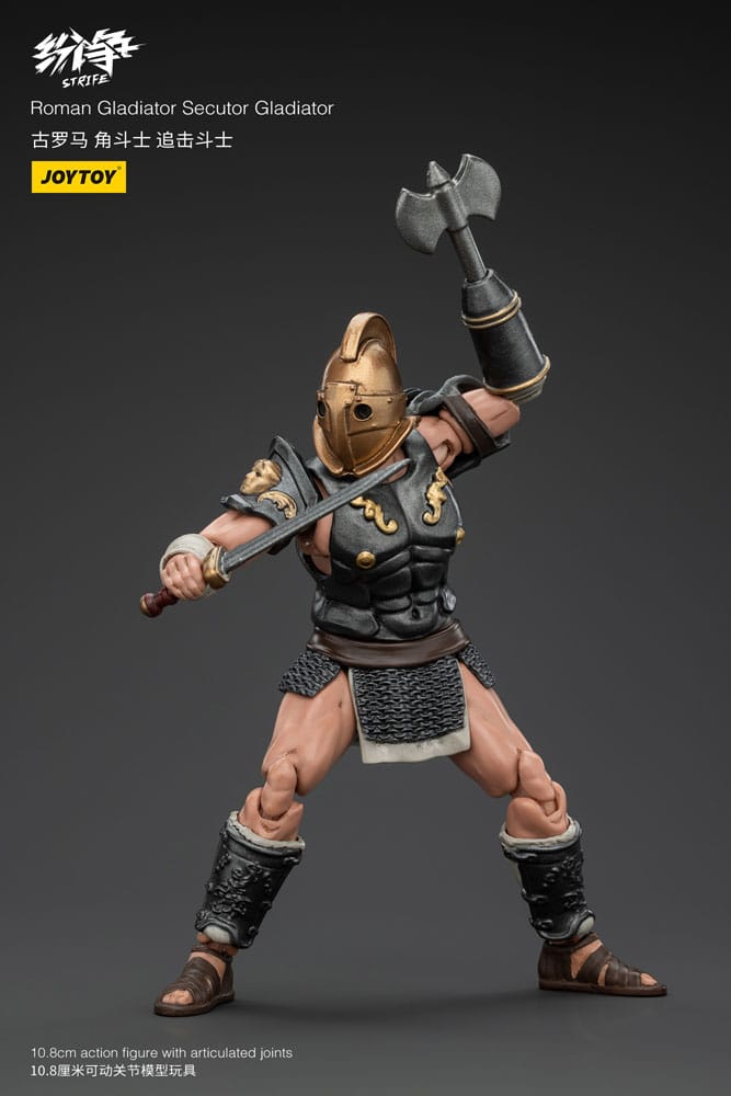Strife Action Figure 1/18 Roman Gladiator Secutor Gladiator 11 cm - MangaShop.ro