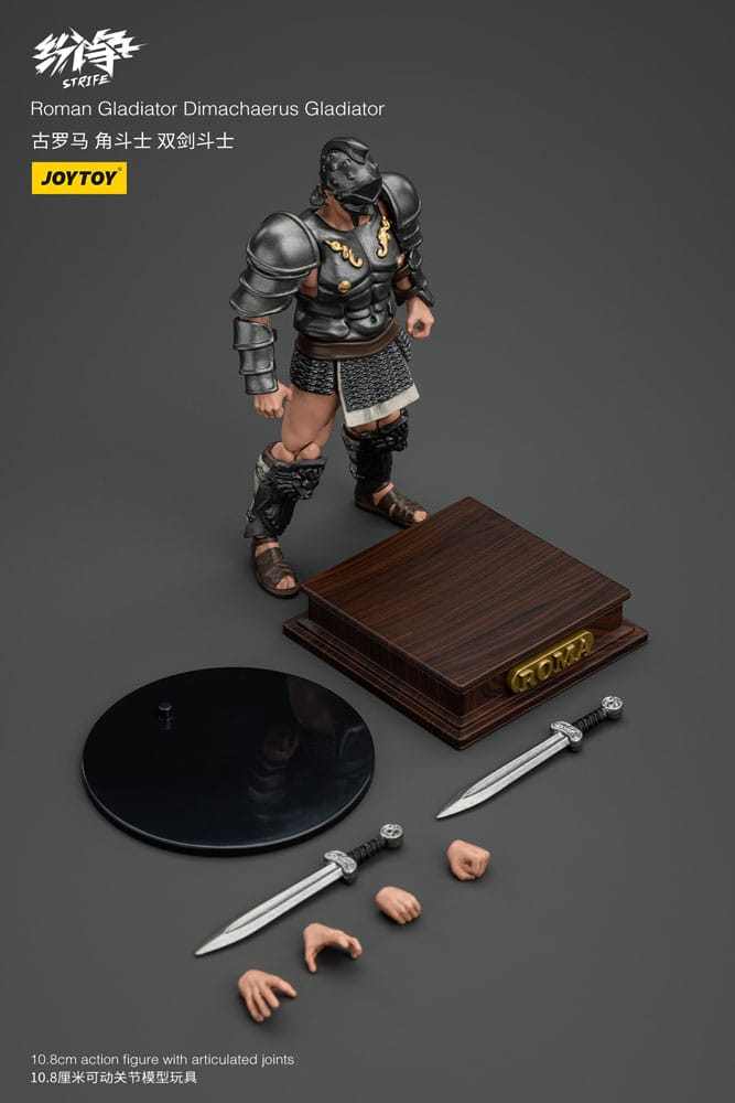 Strife Action Figure 1/18 Roman Gladiator Dimachaerus Gladiator 11 cm - MangaShop.ro