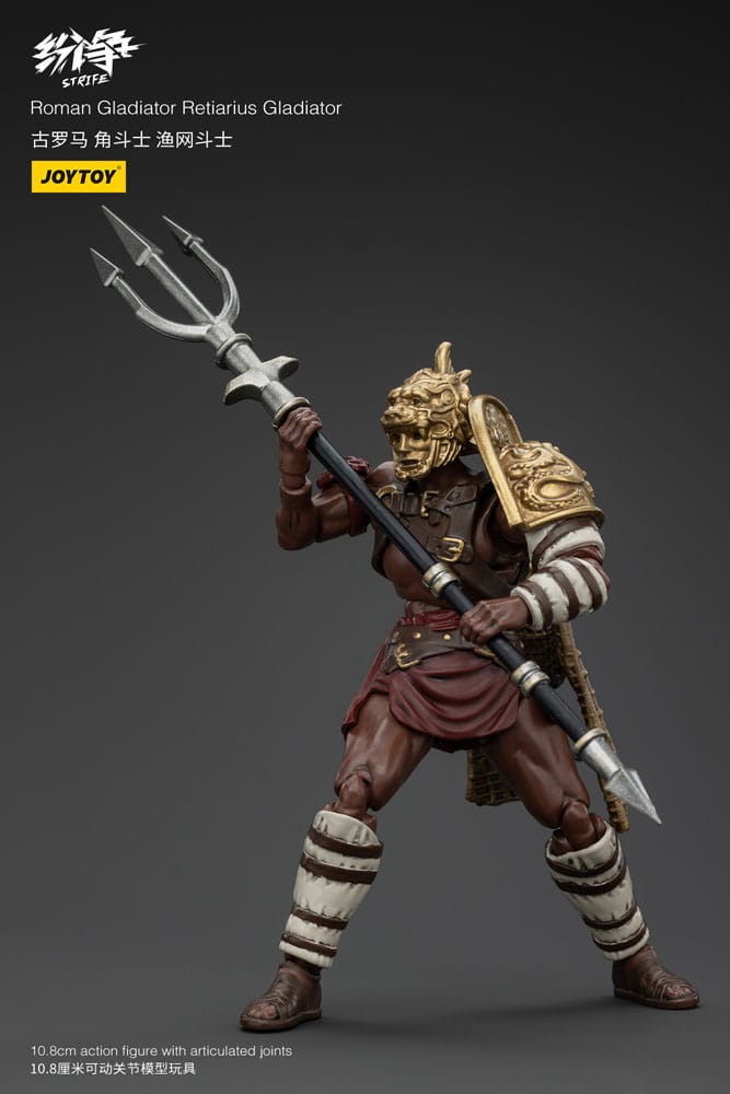 Strife Action Figure 1/18 Roman Gladiator Retiarius Gladiator 11 cm - MangaShop.ro