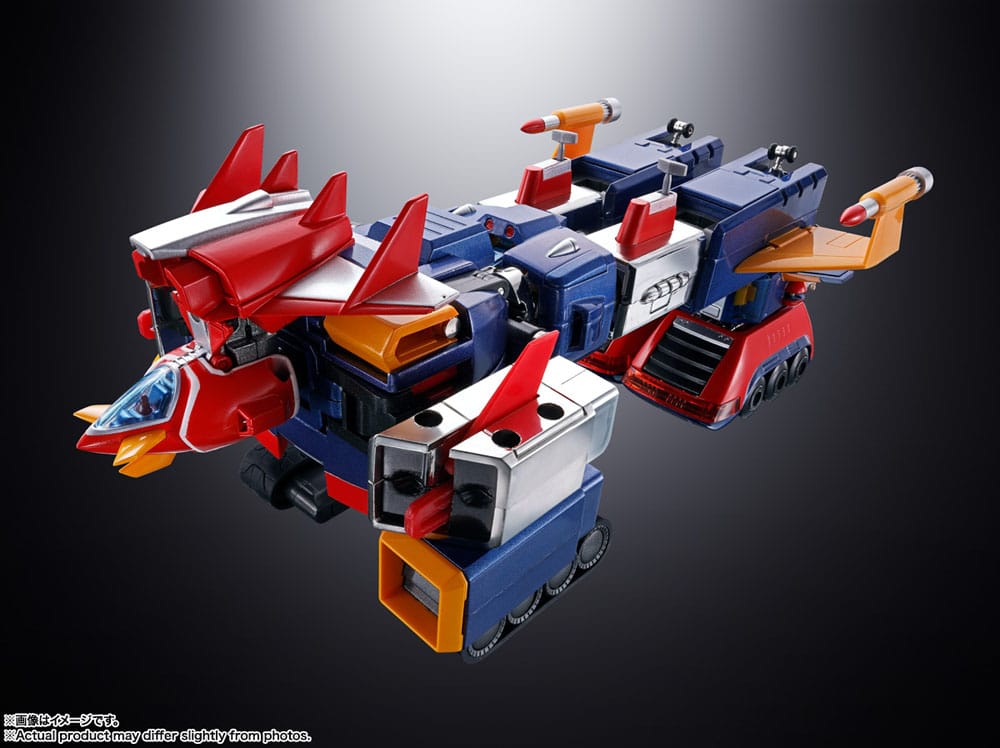 Super Electromagnetic Machine Voltes V Soul of Chogokin Diecast Action Figure GX31-SP 25 cm - MangaShop.ro