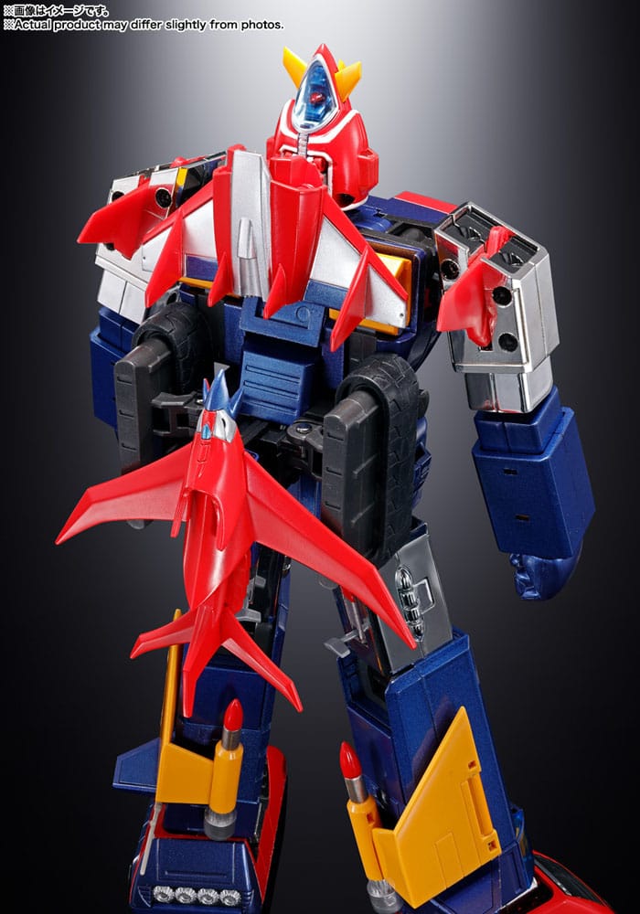 Super Electromagnetic Machine Voltes V Soul of Chogokin Diecast Action Figure GX31-SP 25 cm - MangaShop.ro