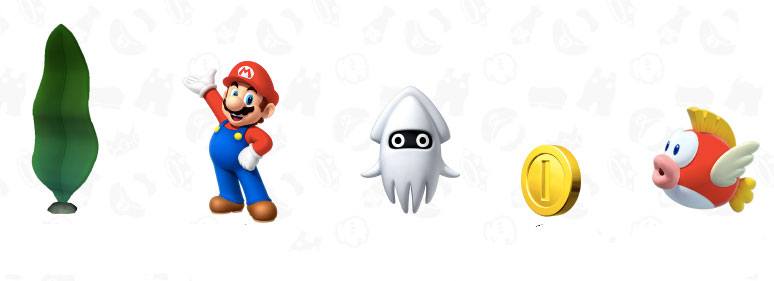World of Nintendo Super Mario Diorama Set Underwater - MangaShop.ro