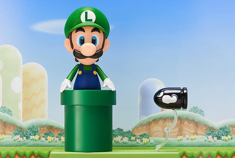 Super Mario Nendoroid Action Figure Luigi 10cm - MangaShop.ro
