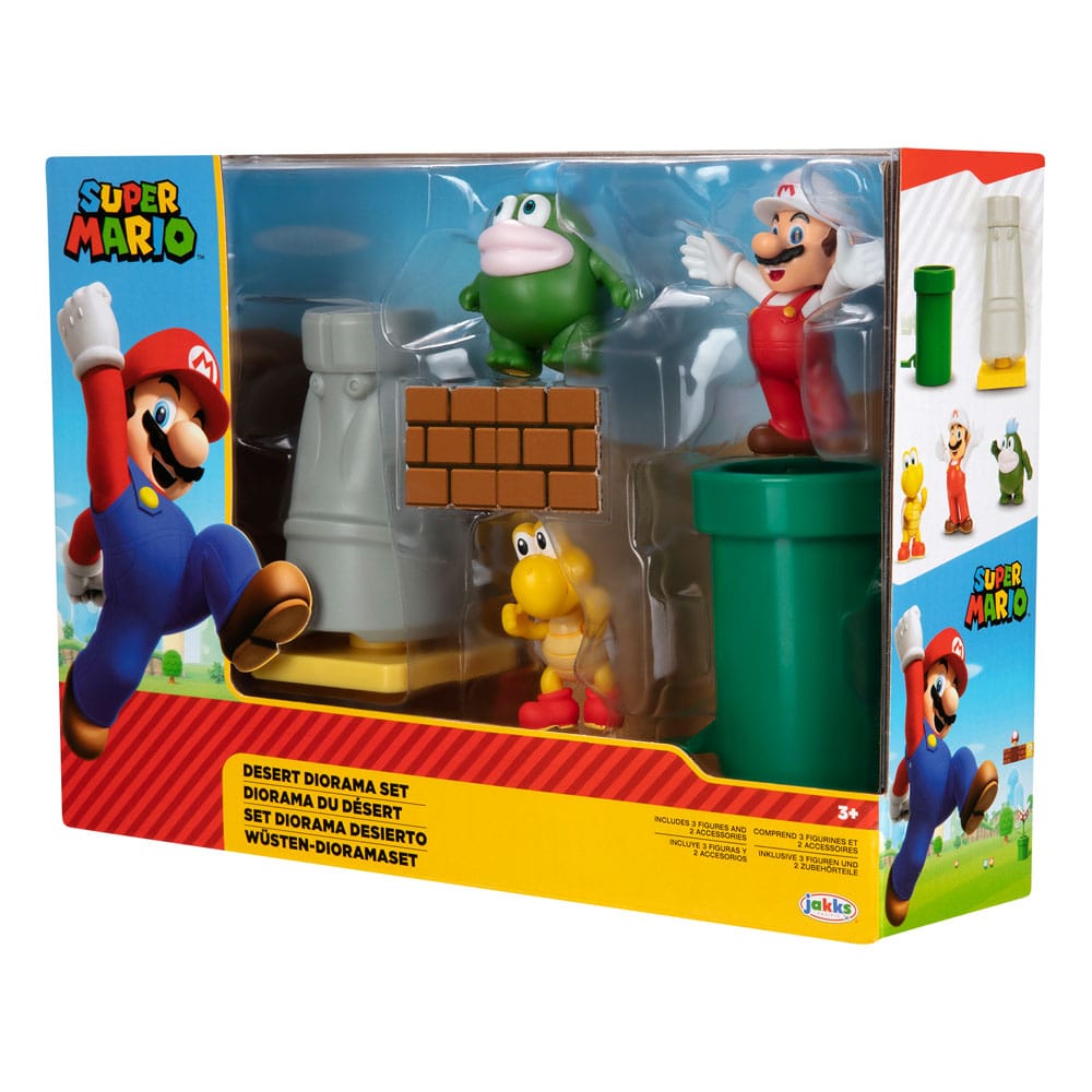 World of Nintendo Super Mario Diorama Set Desert - MangaShop.ro