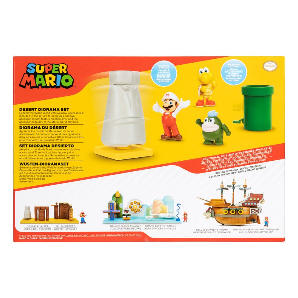 World of Nintendo Super Mario Diorama Set Desert - MangaShop.ro