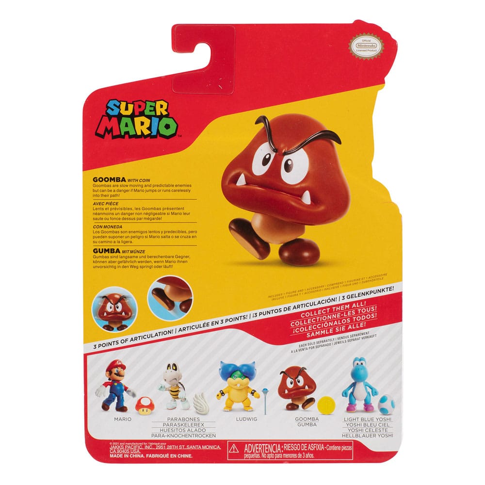 World of Nintendo Mini Figure Super Mario Wave 42 10 cm Assortment (6) - MangaShop.ro