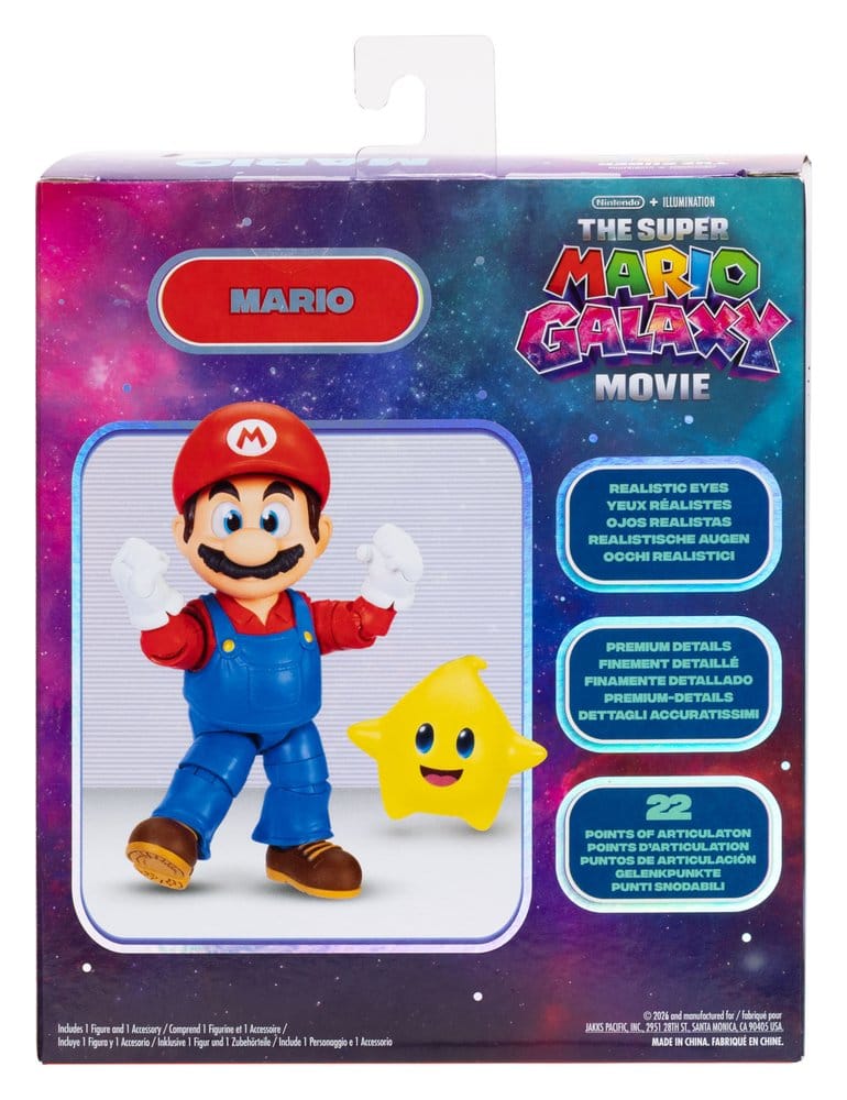 The Super Mario Galaxy Movie Action Figure Mario 13 cm - MangaShop.ro