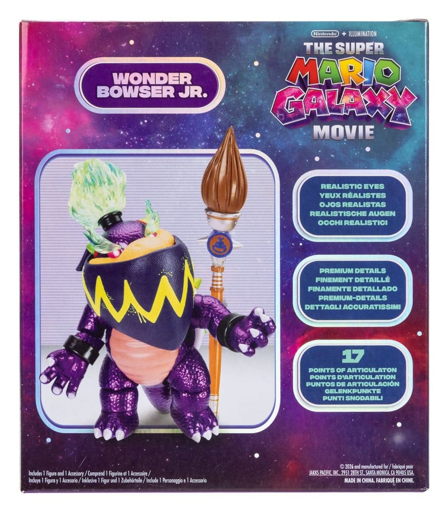 The Super Mario Galaxy Movie Action Figure Wonder Bowser Jr. 13 cm - MangaShop.ro