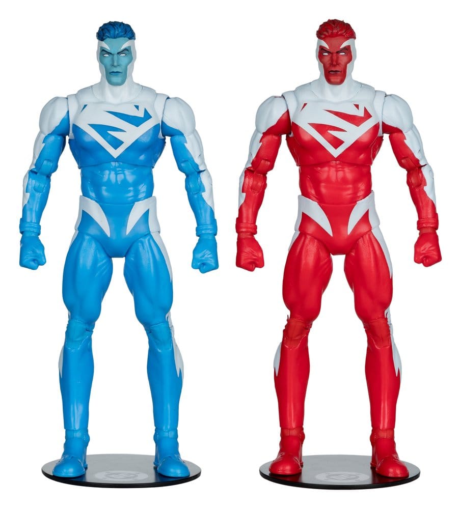 DC Multiverse Action Figures 2-Pack Superman Blue vs. Superman Red (Gold Label) 18 cm - MangaShop.ro