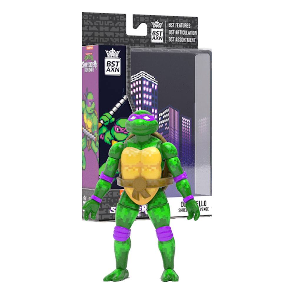 Teenage Mutant Ninja Turtles BST AXN Action Figure NES 8-Bit Donatello Exclusive 13 cm - MangaShop.ro
