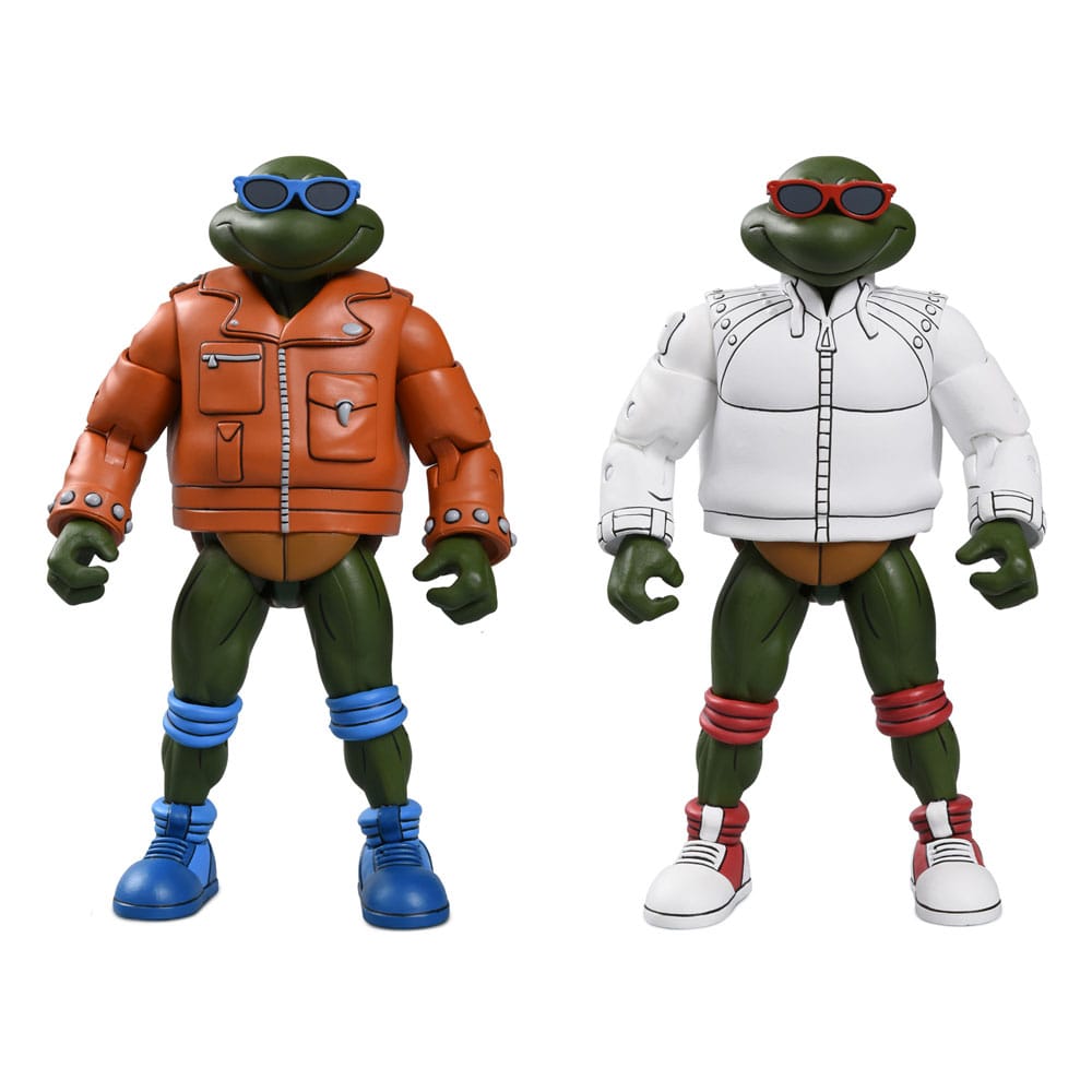 Teenage Mutant Ninja Turtles (Cartoon) Action Figure Punk Leo and Punk Raph 2 Pack 18 cm - MangaShop.ro