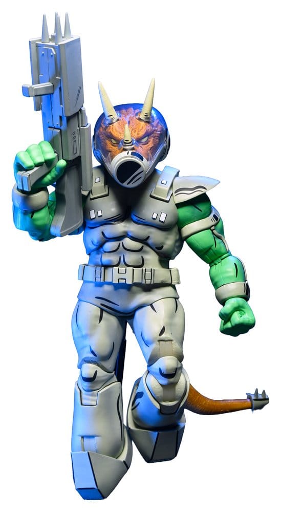 Teenage Mutant Ninja Turtles (Mirage Comics) Action Figure Shock Commando Triceraton 18 cm - MangaShop.ro