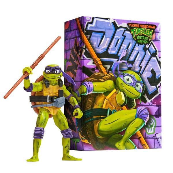 Teenage Mutant Ninja Turtles: Mutant Mayhem Action figure Comic Con Donatello 18 cm - MangaShop.ro