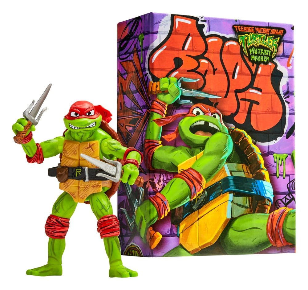 Teenage Mutant Ninja Turtles: Mutant Mayhem Action figure Comic Con Raphael 18 cm - MangaShop.ro