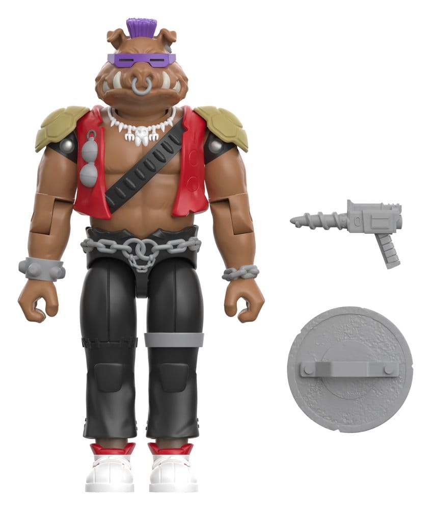 Teenage Mutant Ninja Turtles ReAction+ Action Figure Wave 02 Bebop - MangaShop.ro