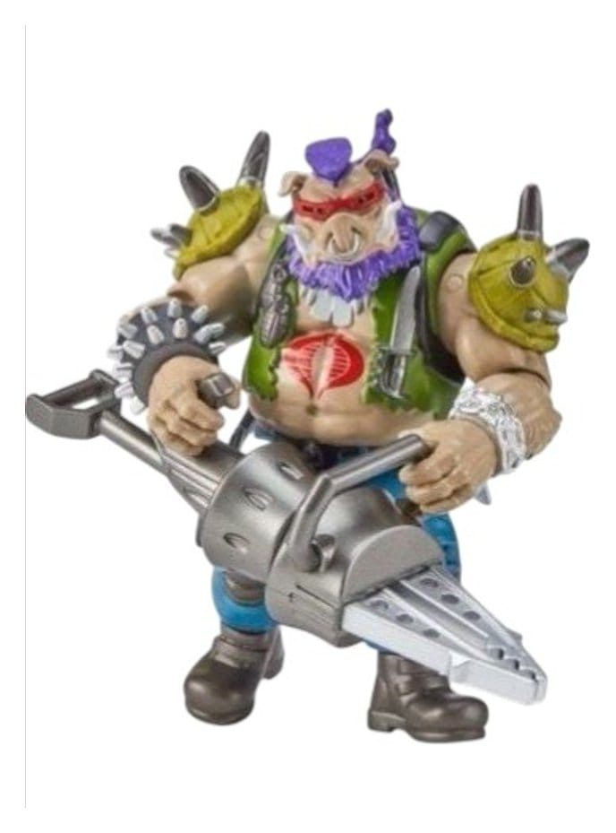 Teenage Mutant Ninja Turtles x G.I. Joe Crossover Classics Action Figure Bebop x Dreadnok Ripper 12 cm - MangaShop.ro