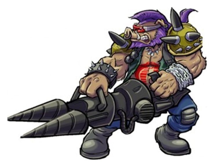 Teenage Mutant Ninja Turtles x G.I. Joe Crossover Classics Action Figure Rocksteady x Dreadnok Buzzer 12 cm - MangaShop.ro