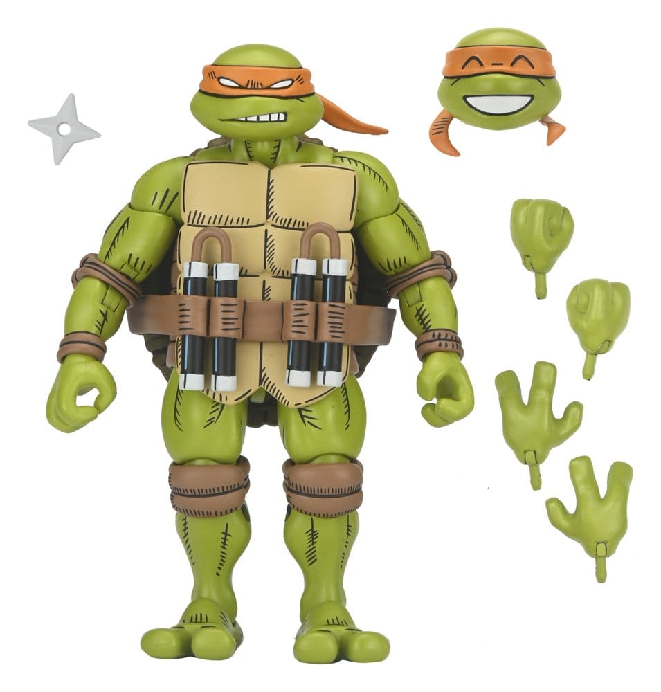 Teenage Mutant Ninja Turtles x Usagi Yojimbo Ultimate Action Figure Michelangelo 18 cm - MangaShop.ro
