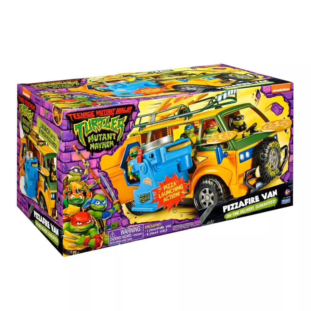 Teenage Mutant Ninja Turtles: Mutant Mayhem Vehicle Pizzafire Van 20 cm - MangaShop.ro