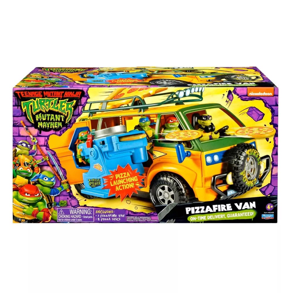 Teenage Mutant Ninja Turtles: Mutant Mayhem Vehicle Pizzafire Van 20 cm - MangaShop.ro