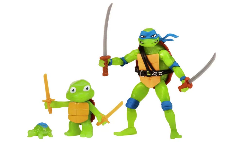Teenage Mutant Ninja Turtles: Mutant Mayhem Action Figure 3-Pack Leonardo Evolution 10 cm - MangaShop.ro