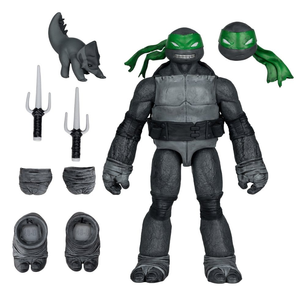 Teenage Mutant Ninja Turtles Page Punchers Action Figure (Black White & Green) (Red Platinum Edition) 13 cm - MangaShop.ro