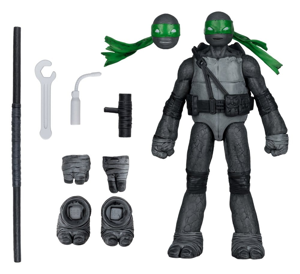 Teenage Mutant Ninja Turtles Page Punchers Action Figure Donatello (Black White & Green ) (Red Platinum Edition) 13 cm - MangaShop.ro