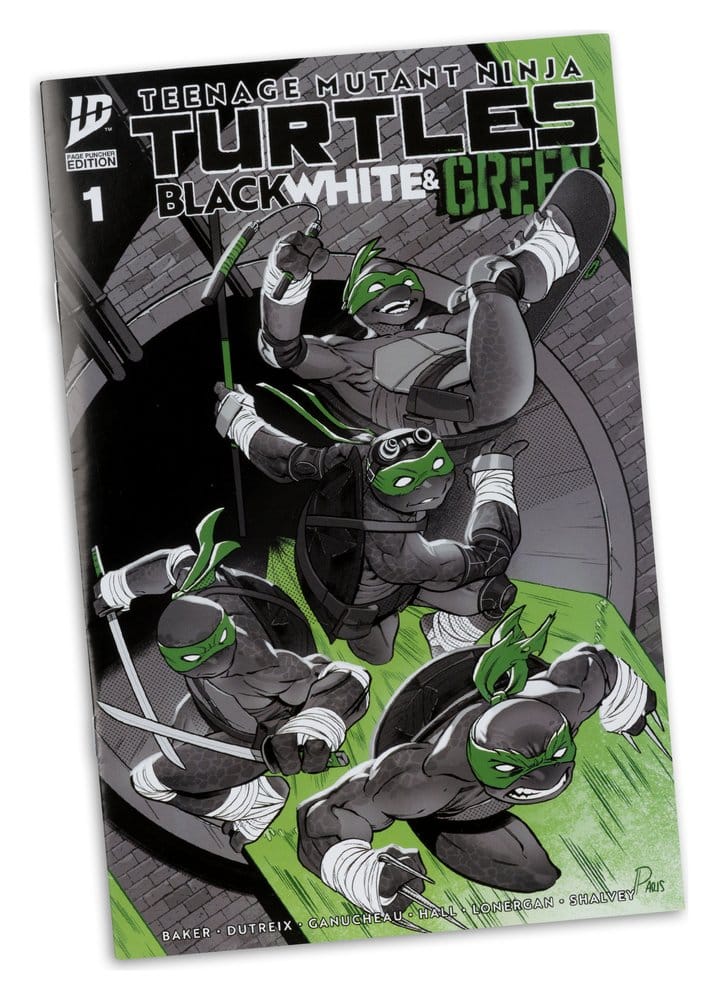 Teenage Mutant Ninja Turtles Page Punchers Action Figure Donatello (Black White & Green ) (Red Platinum Edition) 13 cm - MangaShop.ro