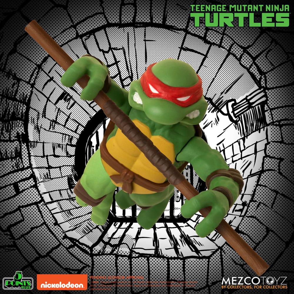 Teenage Mutant Ninja Turtles Action Figures Teenage Mutant Ninja Turtles Deluxe Set 8 cm - MangaShop.ro