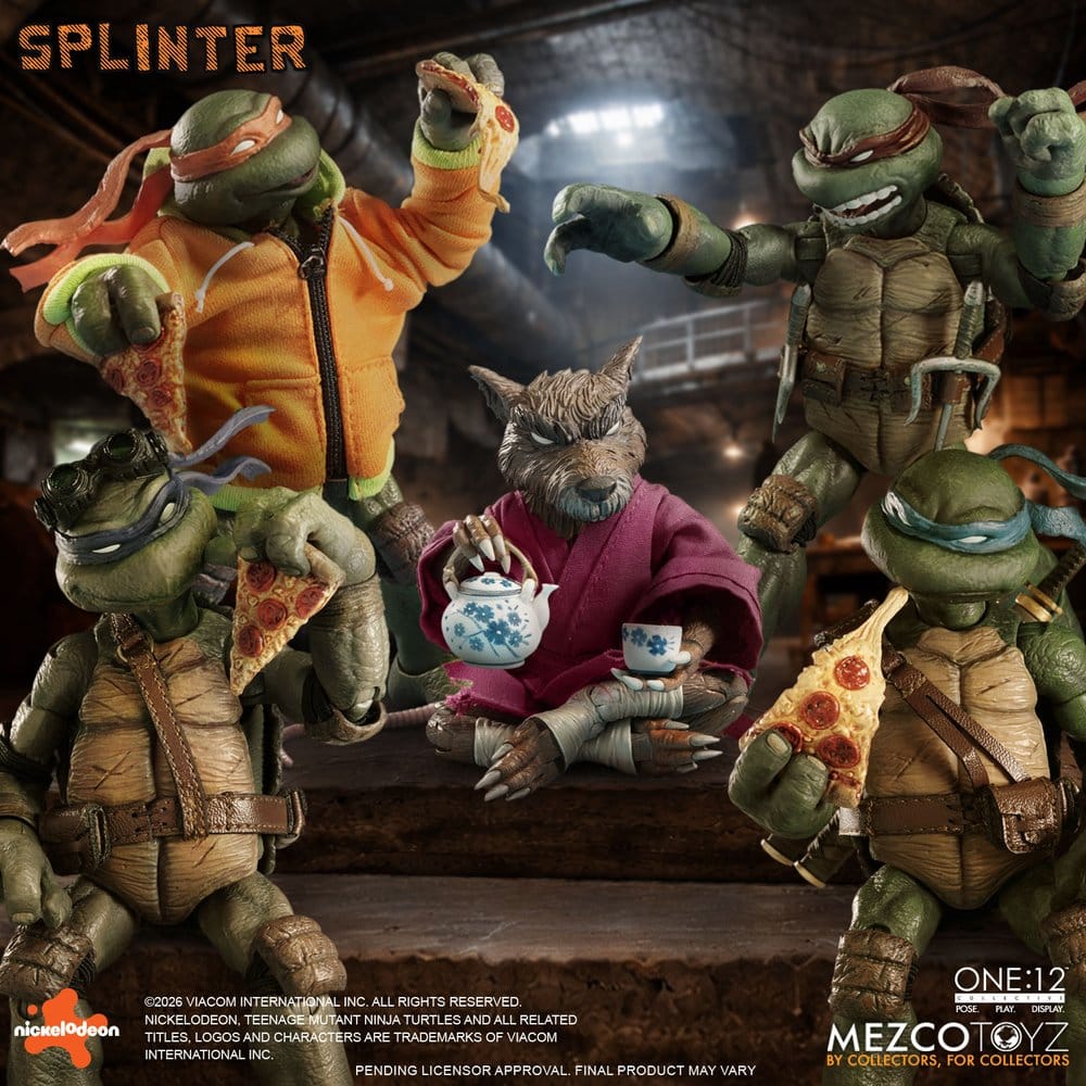Teenage Mutant Ninja Turtles One:12 Collective Action Figure 1/12 Splinter 17 cm - MangaShop.ro