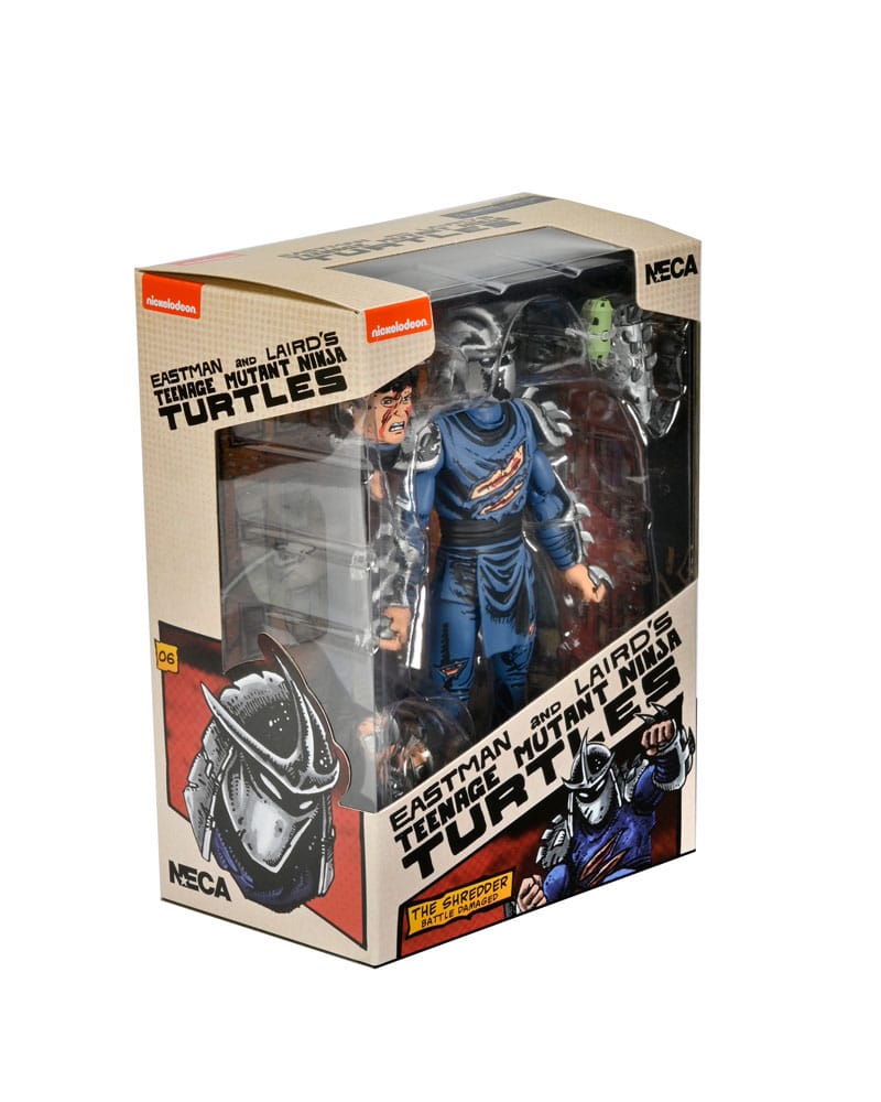 Teenage Mutant Ninja Turtles (Mirage Comics) Action Figure Battle Damaged Shredder 18 cm - MangaShop.ro