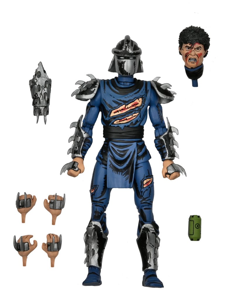 Teenage Mutant Ninja Turtles (Mirage Comics) Action Figure Battle Damaged Shredder 18 cm - MangaShop.ro